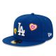 Gorra New Era Los Angeles Dodgers 59FIFTY Chain Stitch Heart